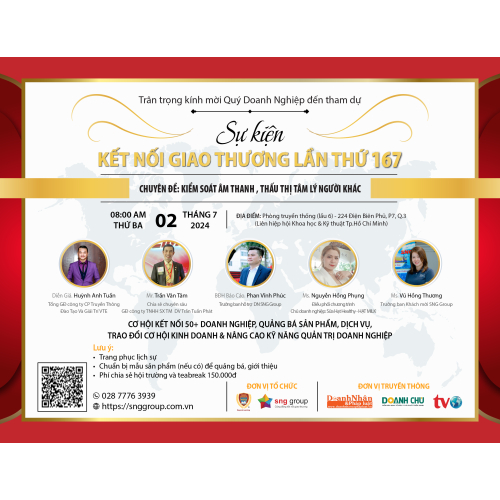 SNG Group Kết Nối Giao Thương - Lần Thứ 167